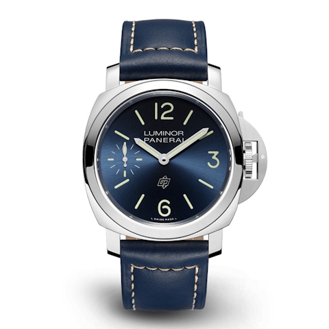 Vertical Luminor Blu Mare 44mm
