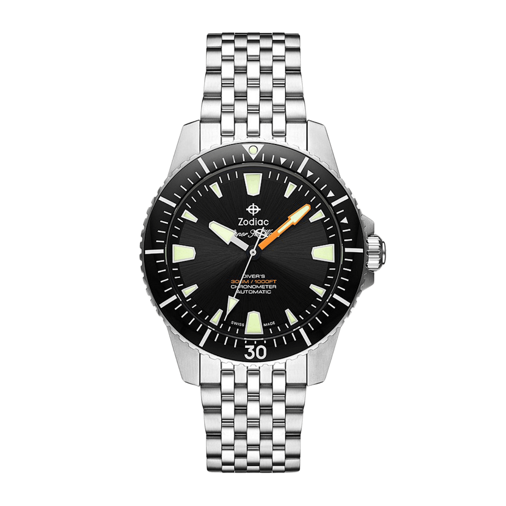 Vertical Zodiac Super Sea Wolf Pro-Diver Automatic 42mm ZO3552